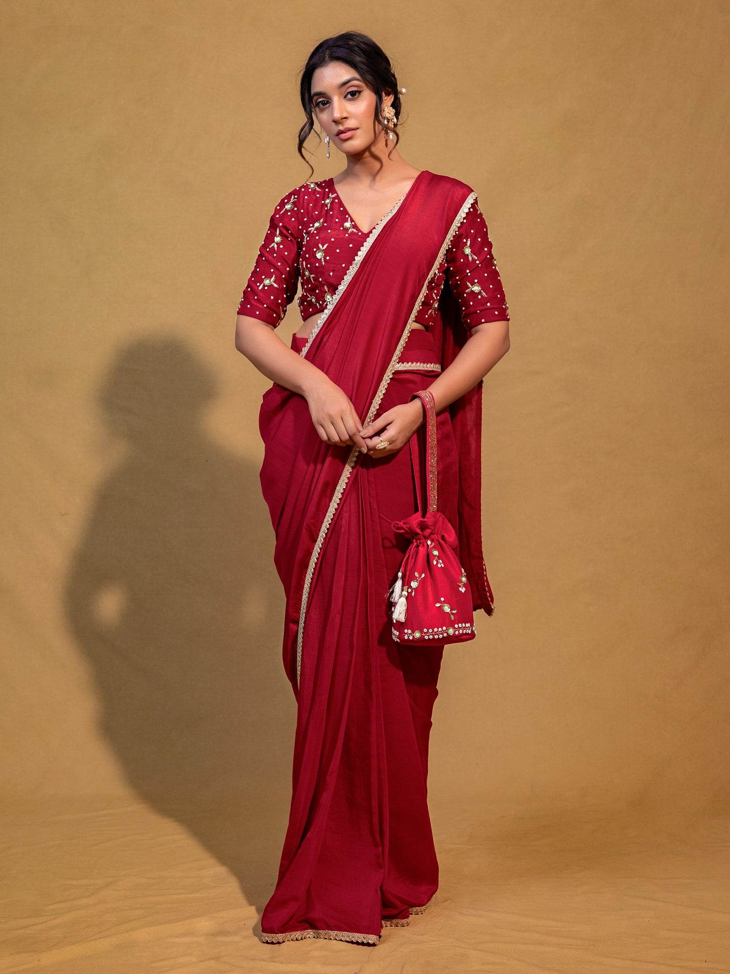 ZAHARA PRE-DRAPED SAREE