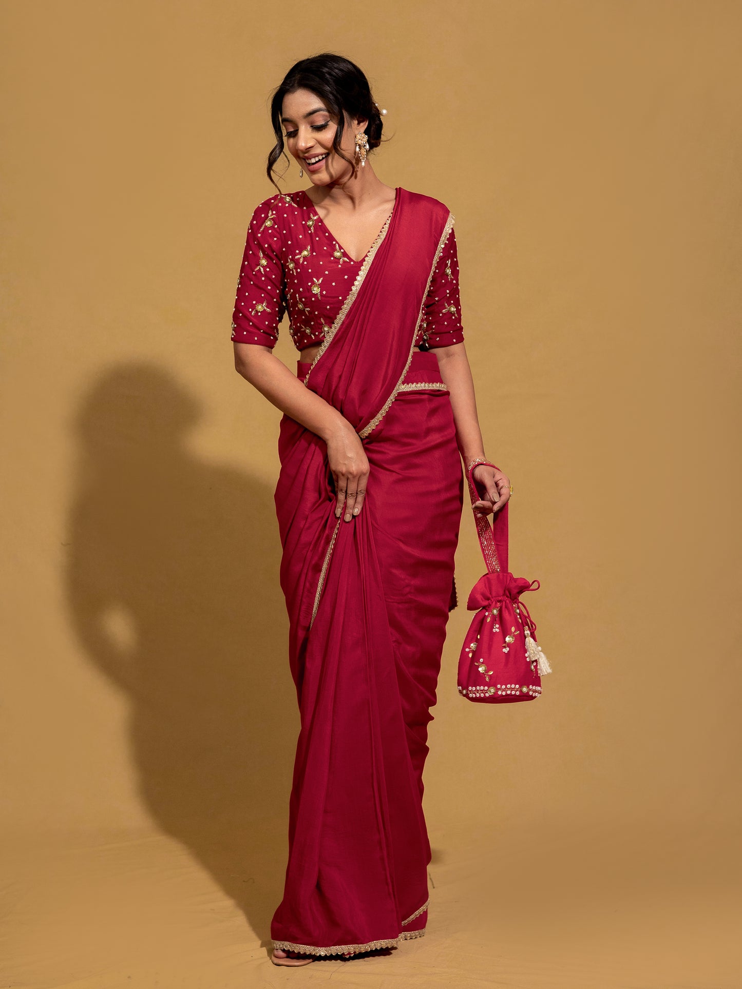 ZAHARA PRE-DRAPED SAREE